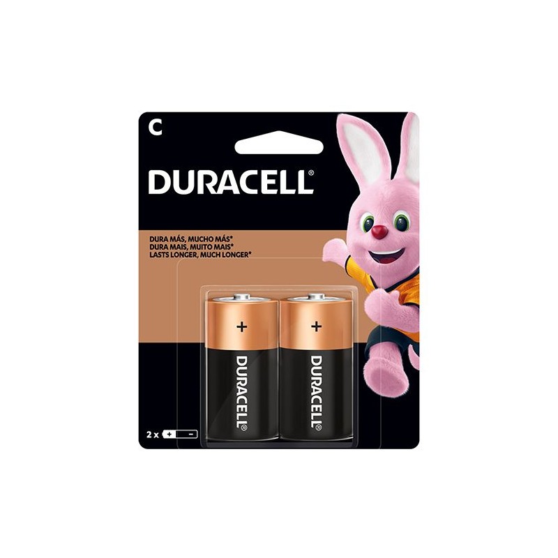 PILA C DURACELL 2 UNIDADES