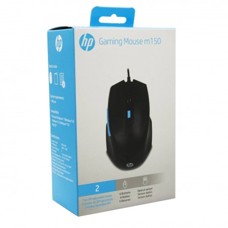 MOUSE HP GAMER M150 BLACK