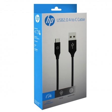 CABLE HP USB A TIPO C 2 METROS