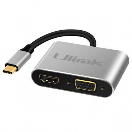 ADAPTADOR MULTIPUERTO USB C 4EN1