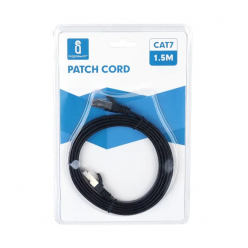 CABLE DE RED CAT-7 NEGRO 1.5m