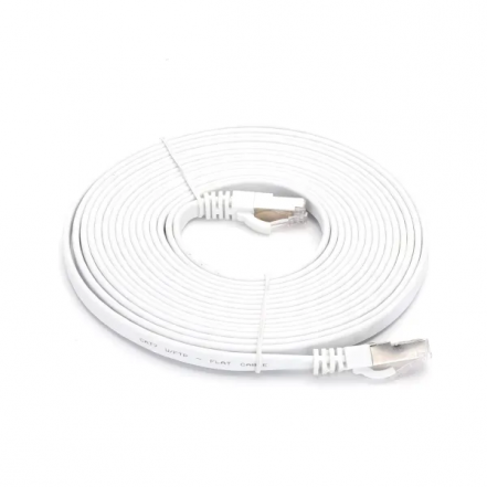 CABLE DE RED CAT-7 BLANCO 5MTR
