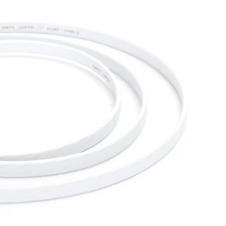 CABLE DE RED CAT-7 BLANCO 5MTR