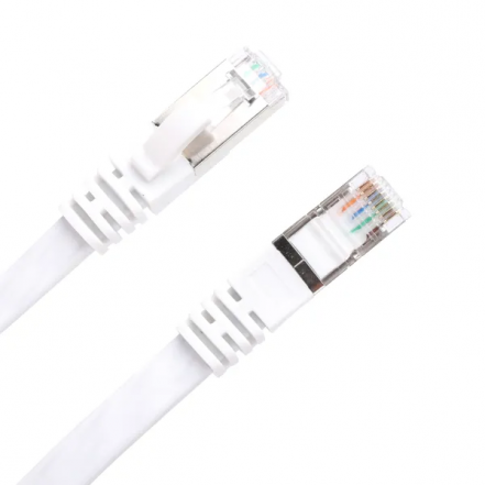 CABLE DE RED CAT-7 BLANCO 5MTR