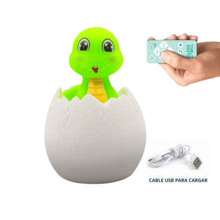 Lampara led dinosaurio touch