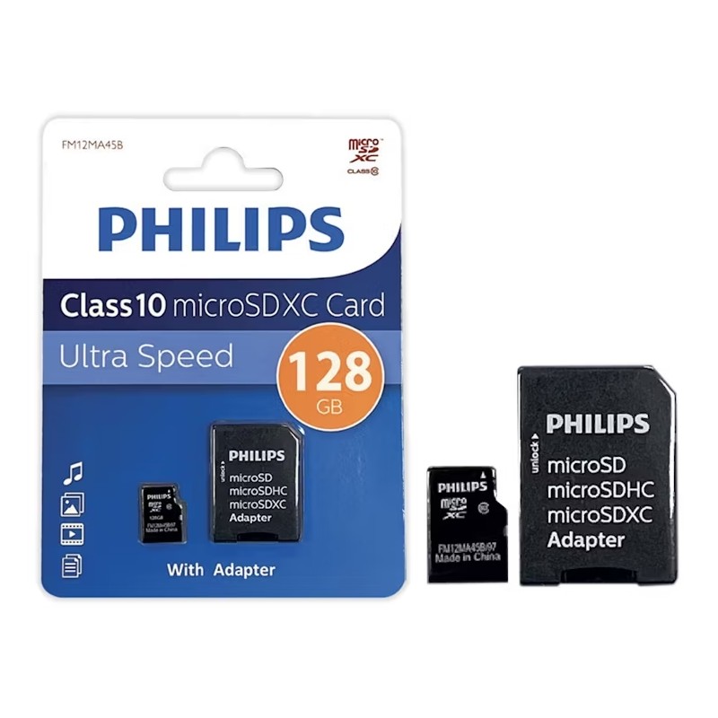 MEMORIA PHILIPS MICRO SD 128GB