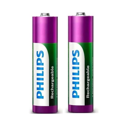 PILA AA PHILIPS RECARGABLE x2