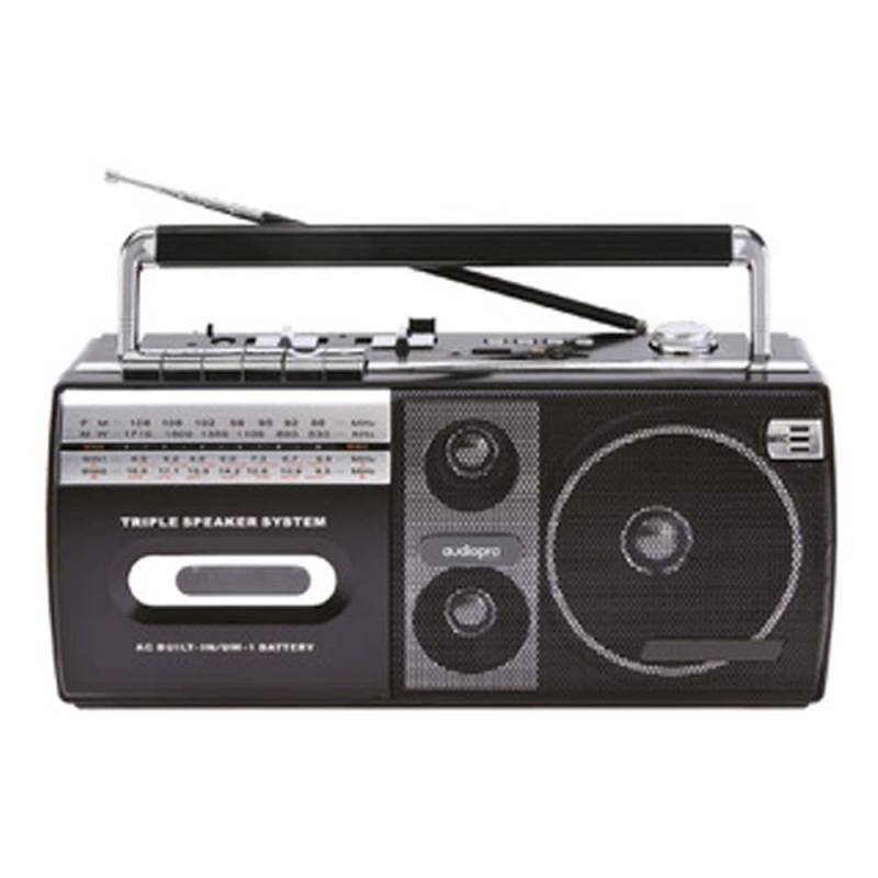 RADIO AUDIOPRO GRABADORA CASSETTE RETRO