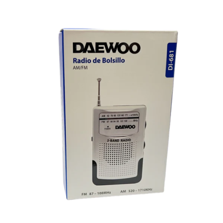 RADIO DE BOLSILLO DAEWOO DI-681 AM/FM