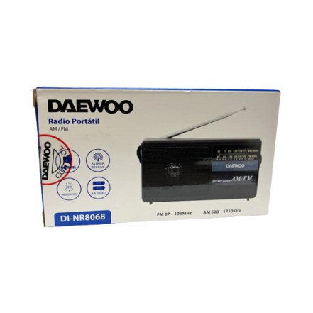 PORTATIL FM RADIO DAEWOO