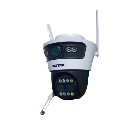 CAMARA SEGURIDAD JORTAN DOBLE CAMARA VERDADERA 360