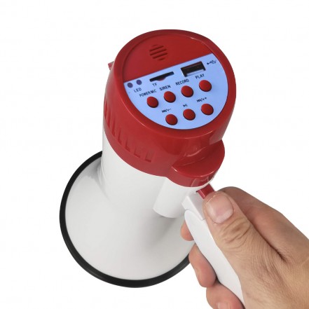ALTA VOZ MEGAFONO RECARGABLE 20W