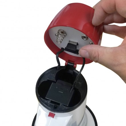 alta voz megafono recargable 25w