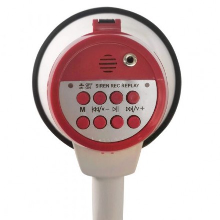 alta voz megafono recargable 25w