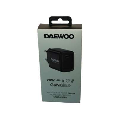 CARGADOR RAPIDO DAEWOO 20W
