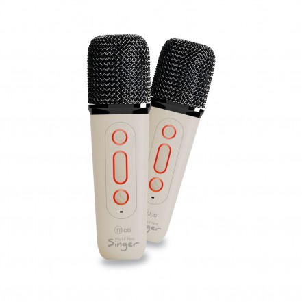 PARLANTE KARAOKE 2 MICROFONOS MLAB