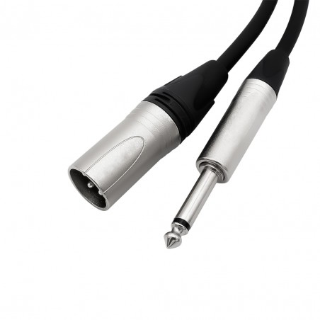 CABLE XLR MACHO JACK MONO DE 3M