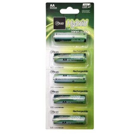 Baterías Recargables Hybrid AA 2700mAh