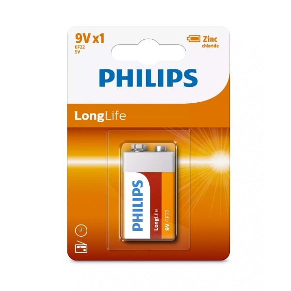 PILA PHILIPS ZINC 9V