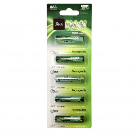 BATERIAS AAA RECARGABLES DE 1100 MAH