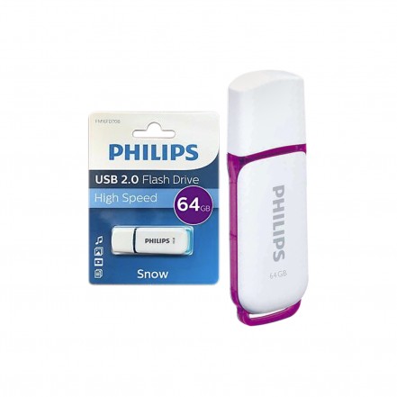 PENDRIVE PHILIPS 64GB SNOW