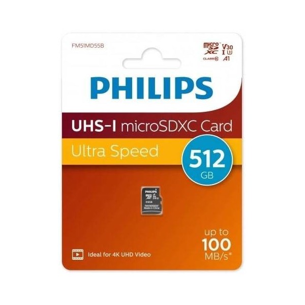 MEMORIA PHILIPS MICRO SD 512GB