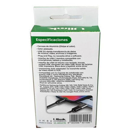 OTG ADAPTADOR USB 3.0 A USB