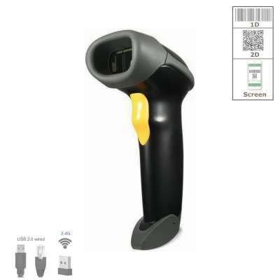 LECTOR LASER USB 2D INALAMBRICO 2,4 Ghz