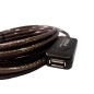CABLE USB 2.0 EXTENSION ACTIVA 10 M CON REPERIDOR DE SEÑAL CABLE USB 2.0 EXTENSION ACTIVA 10 M CON REPERIDOR DE SEÑAL