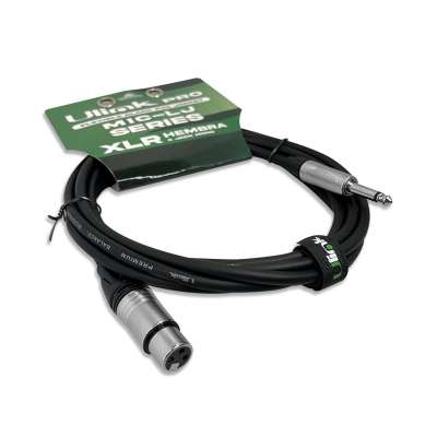 CABLE XLR HEMBRA A JACK MONO DE 3 M