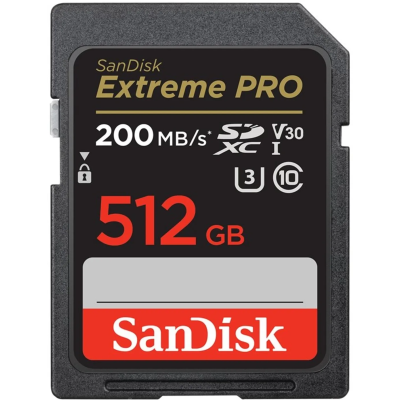 MEMORIA SD PROFESIONAL SANDISK 512GB