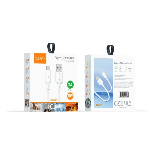 CABLE CELULAR VIDVIE TIPO-C A USB 3A