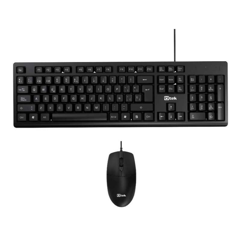 KIT UTEK TECLADO Y MOUSE ALAMBRICO KIT UTEK TECLADO Y MOUSE ALAMBRICO