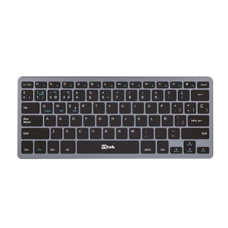 TECLADO UTEK INALAMBRICO BLUETOOTH Y RECARGABLE TECLADO UTEK INALAMBRICO BLUETOOTH Y RECARGABLE