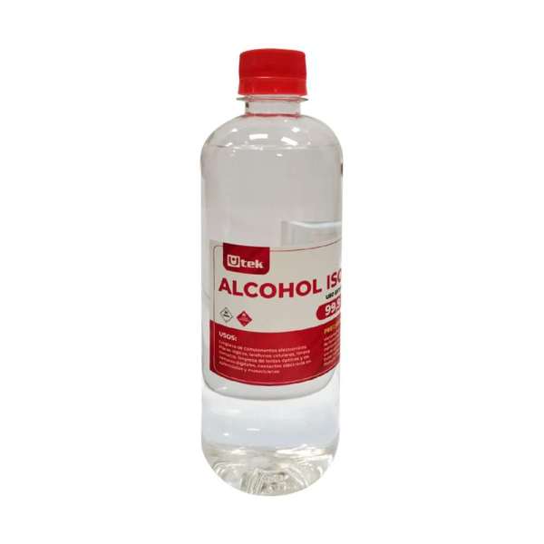ALCOHOL ISOPROPILICO 500CC UTEK 99.9%