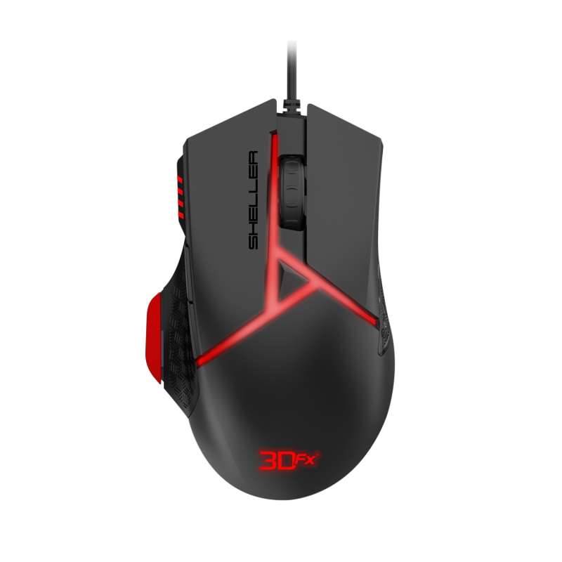 MOUSE 3Dfx GAMER RGB SHELLER MOUSE 3Dfx GAMER RGB SHELLER