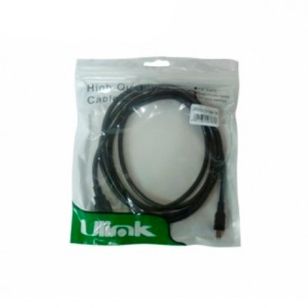 Cable USB 2.0 a mini USB 5 pines 1,8 mts.