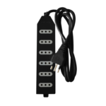 Alargador 1.5M 6 Enchufes Negro - Imagen 2