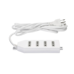 Alargador 3M 4 Enchufes Blanco