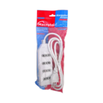 Alargador 3M 4 Enchufes Blanco - Imagen 2