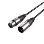 Cable Xlr Macho a Hembra De 6 Mtr