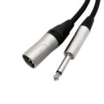 Cable Xlr Macho a Jack Mono De 10 Mtr