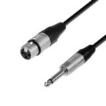 Cable Xlr Hembra a Jack Mono De 3 Mtr