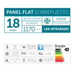 Plafon Sobrepuesto Macrotel 18W - Imagen 3