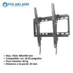 Soporte Tv Polarland Inlcinado 65"