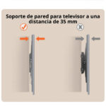 Soporte Tv Polarland Inlcinado 65" - Imagen 5