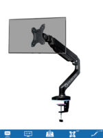 Soporte Para Monitor Gamer Polarland Rgb - Imagen 5