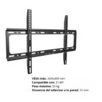 Soporte TV Polarland Fijo Hasta 80″