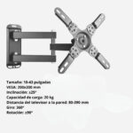 Soporte Tv Movible Polarland 43″