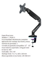 Soporte Para Monitor Gamer Polarland Rgb - Imagen 7